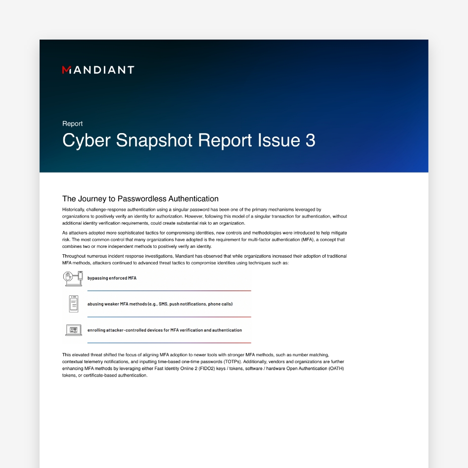 Cyber Snapshot Report Issue 3