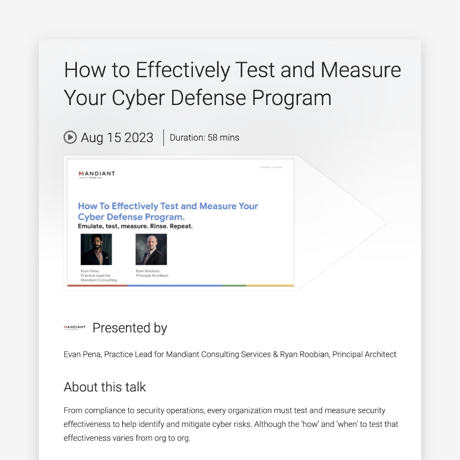 How To Effectively Test And Measure Your Cyber Defense Program