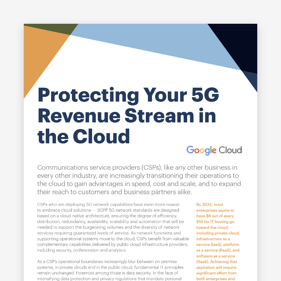 Protecting Your 5G Revenue Stream in the Cloud