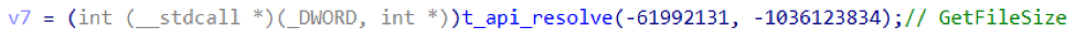 The script in Figure 5 inserts comments into the decompiler output annotating decrypted strings