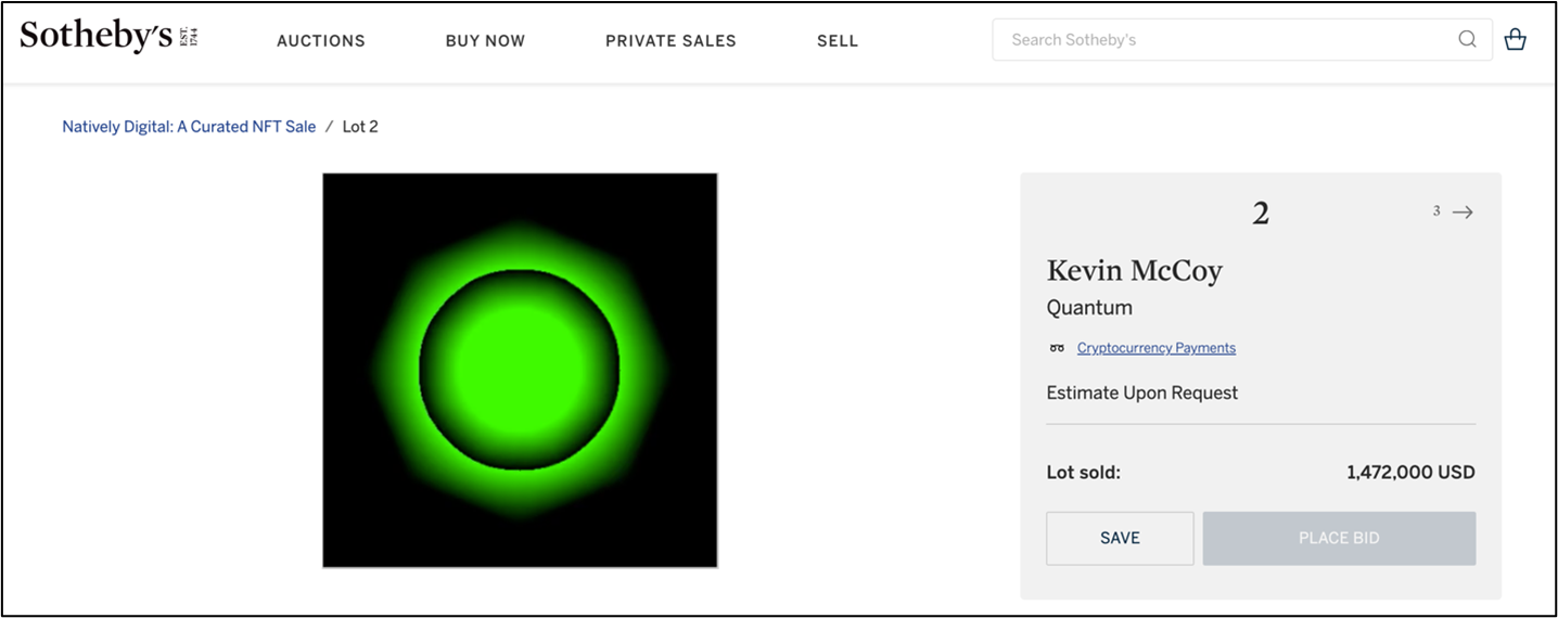 Figure-1-Mandiant-NFT-listing-on-Sotheby’s