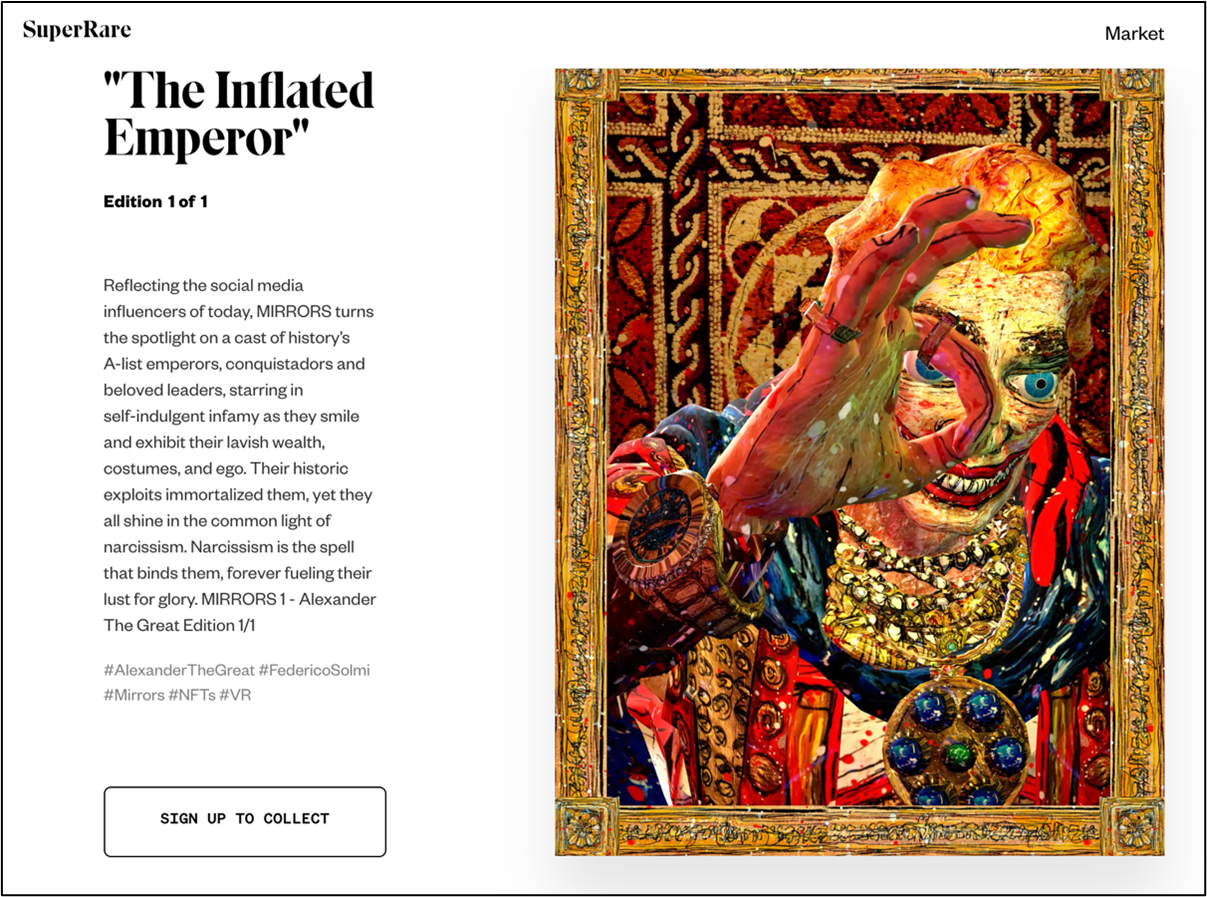 Figure-5:-“The-Inflated-Emperor”-digital-art-NFT-on-SuperRare