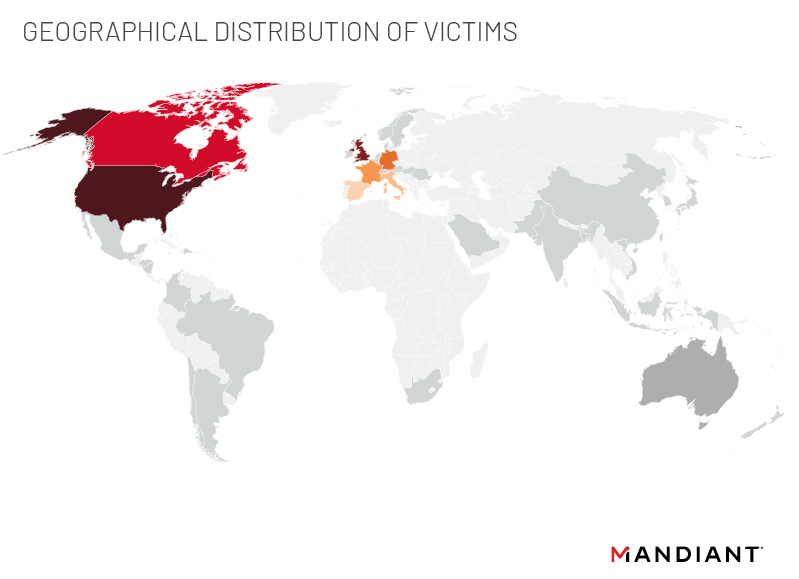 Geographical Distribution of Victims