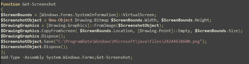 PowerShell Screenshot Functionality