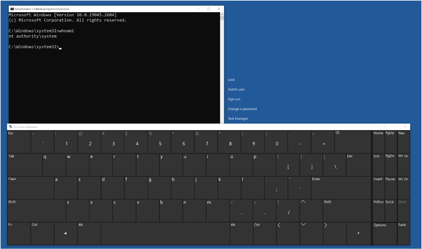 Obtaining elevated Command Prompt