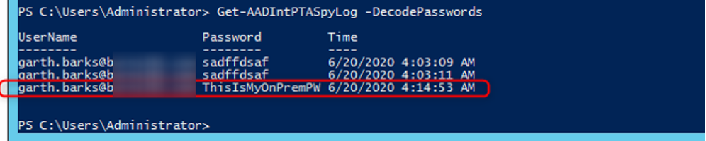 PTASpy.csv デコードされたパスワード