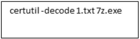 certutil command used to decode FREEFIRE