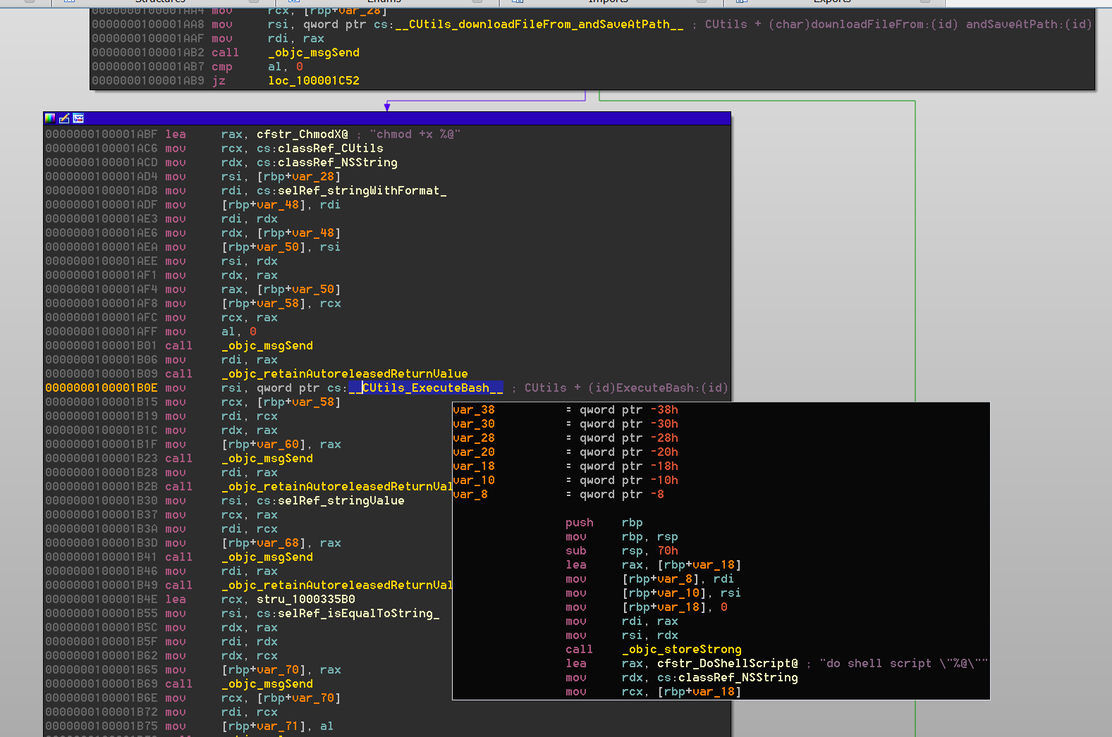 View selector’s implementation from its reference