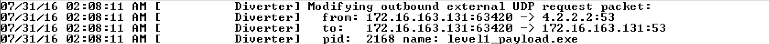 Diverting DNS traffic