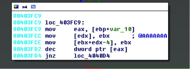 False positive due to memory initialization