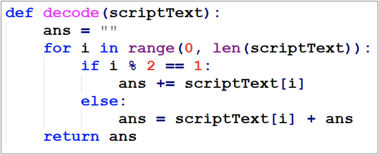 deobfuscation function