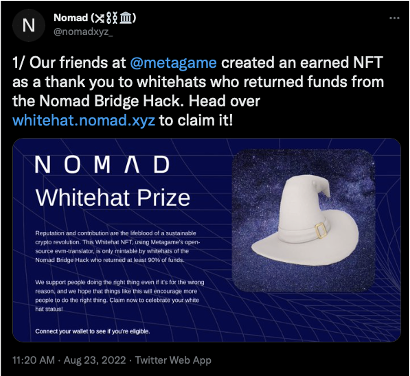 Nomad Whitehat NFT