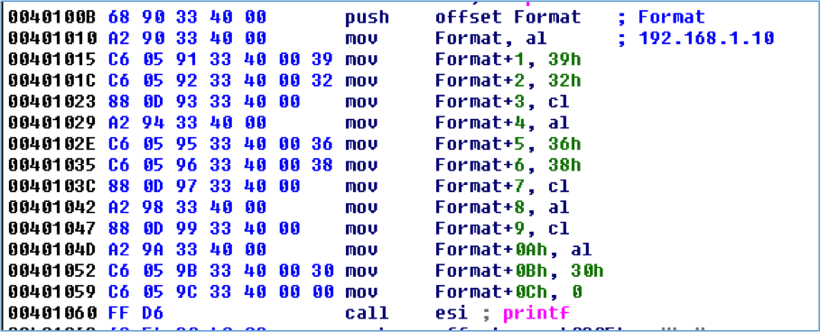 Sample global string