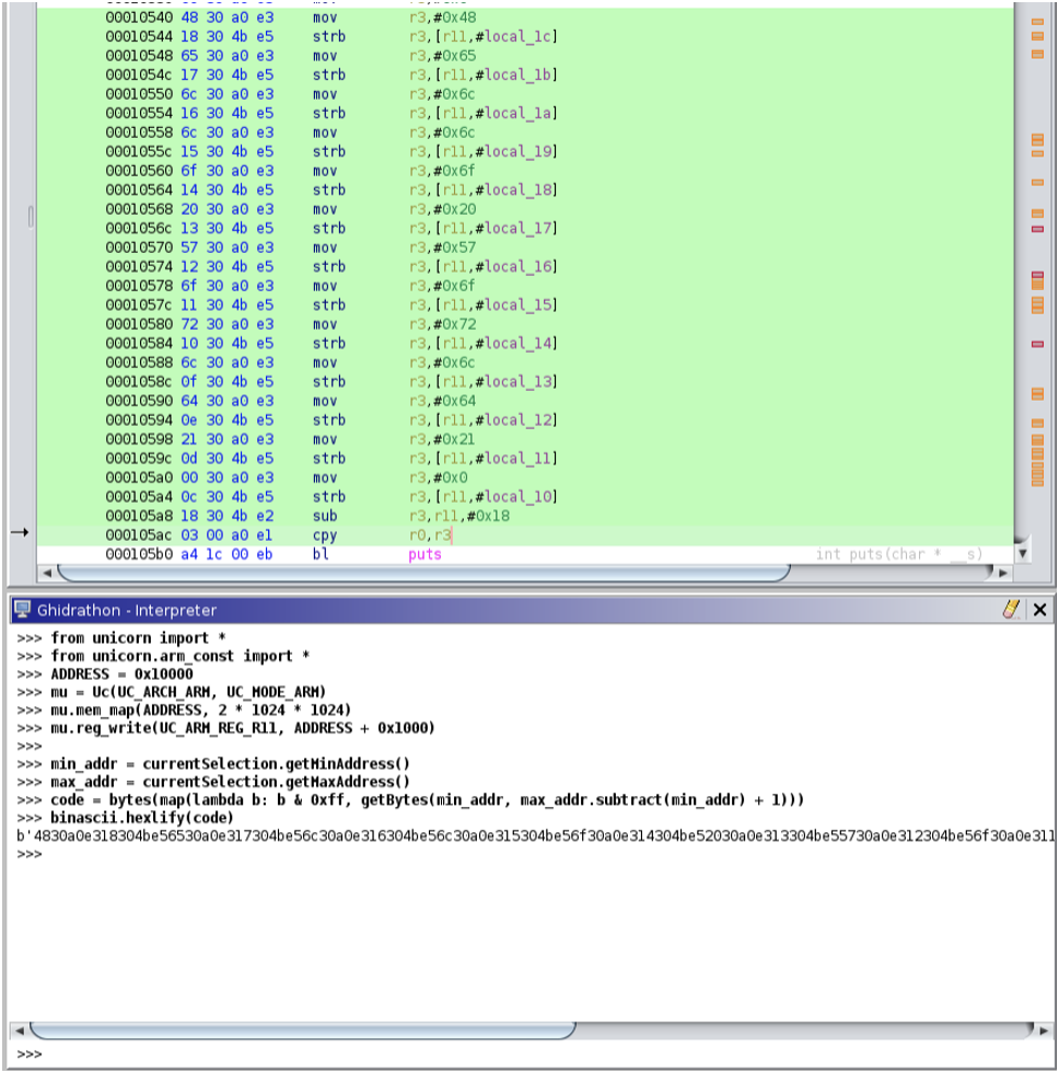 Using Ghidrathon to interact with Ghidra database