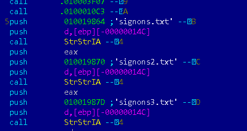 Accessing Mozilla saved passwords