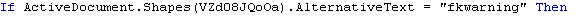 Code to ensure that the luring message is intact and the malicious document is executed for the first time