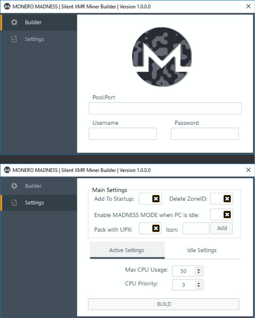 Monero Madness builder