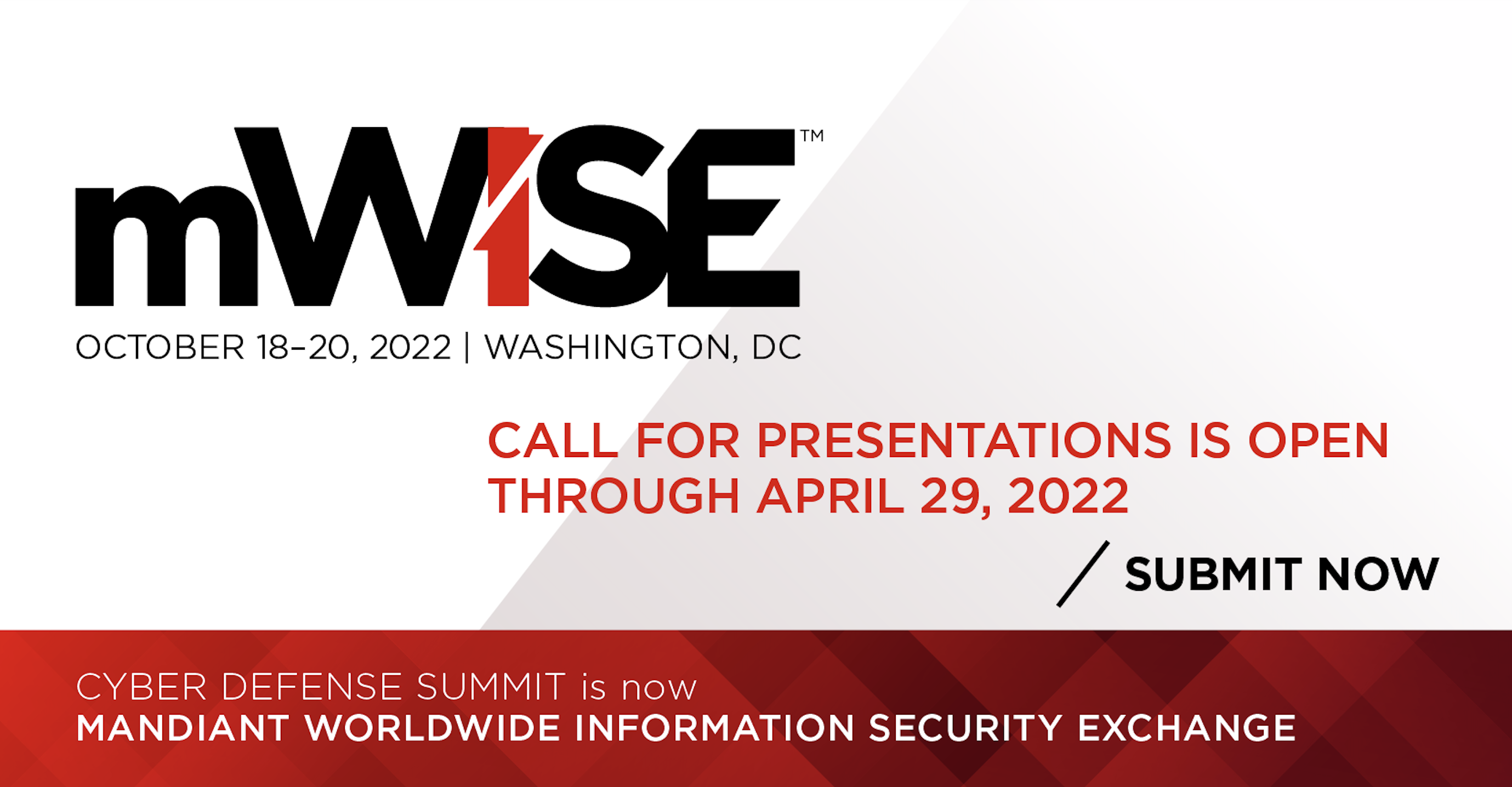 mWISE Launch Evolution of Mandiant Cyber Defense Summit