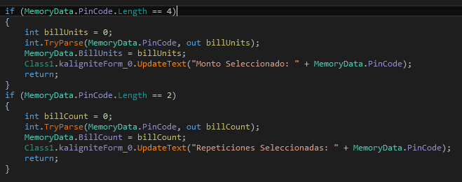 Parsing amount and cycles