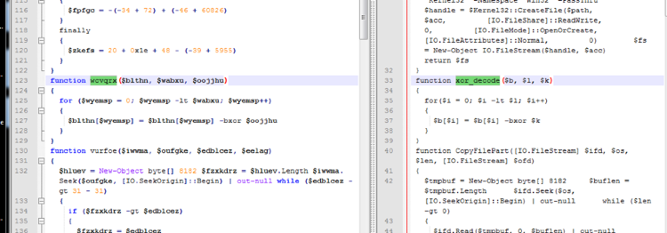 Shared functions to loader in older activity (XOR decode function and CopyFilePart)