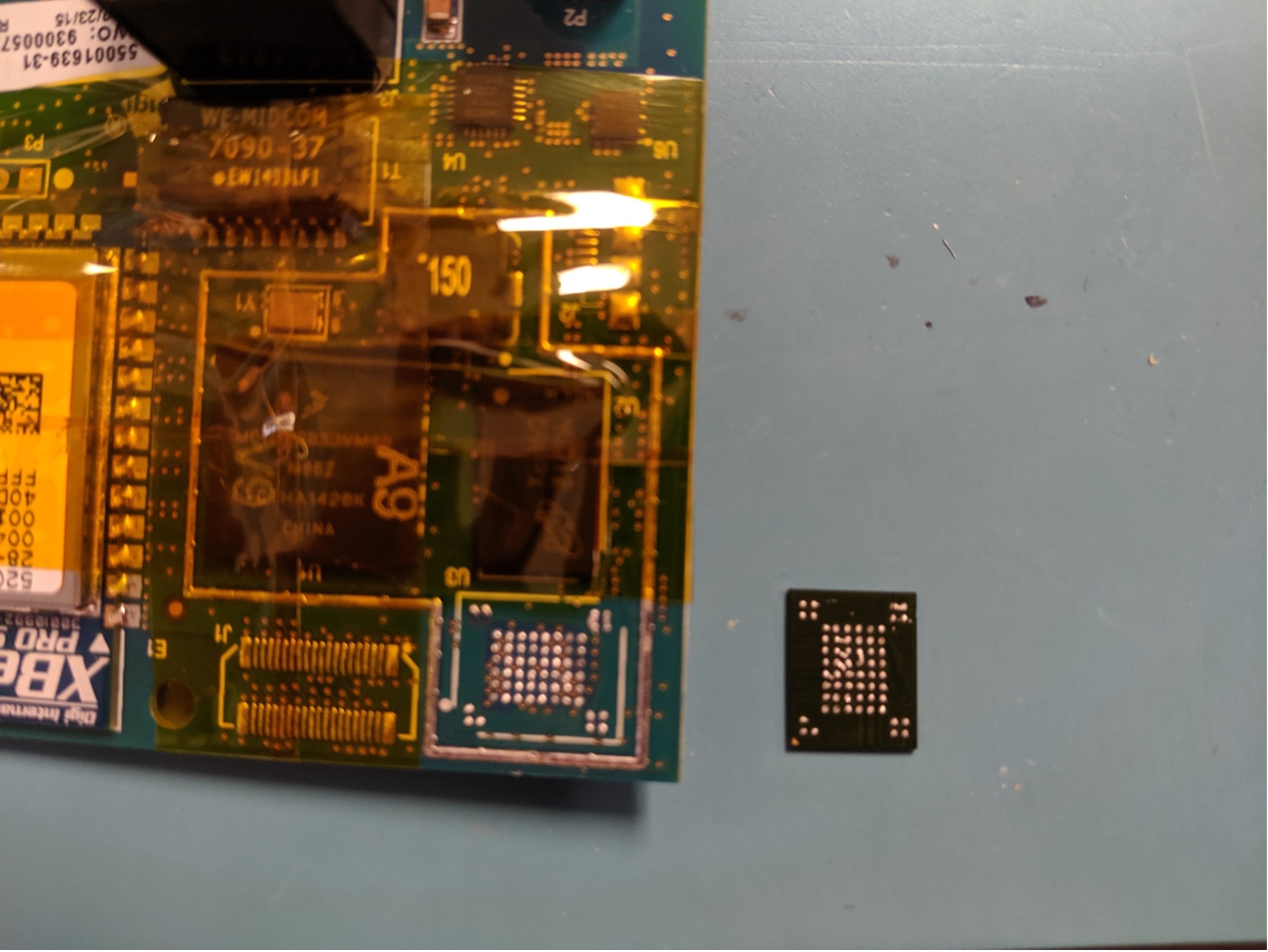 NAND removed from X2e