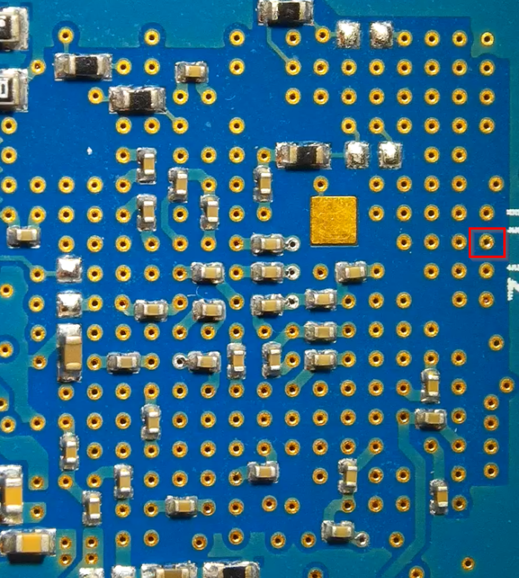 I/O0 on bottom of PCB