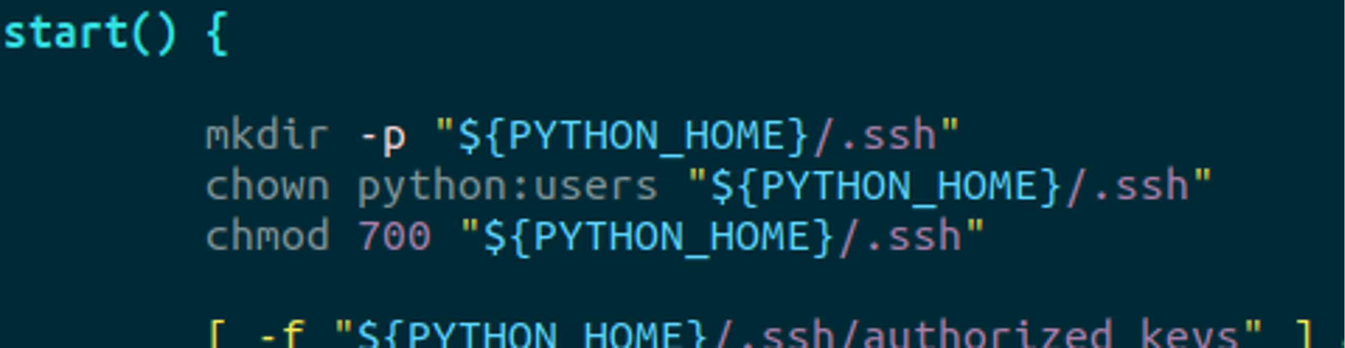 $PYTHON_HOME ディレクトリでの安全でない操作