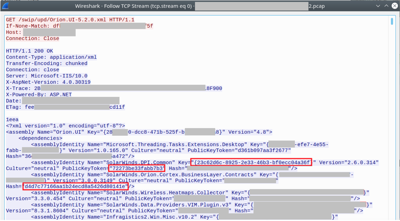 C2 レスポンスは XML GUID にコマンドを埋め込みます