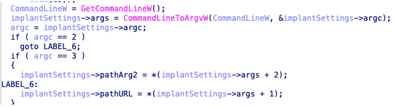 SPAREPART parsing threat actor input