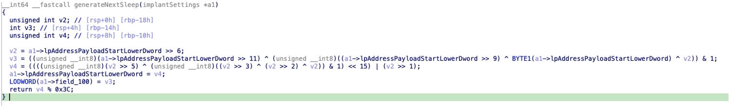 SPAREPART randomizing the time for next beacon