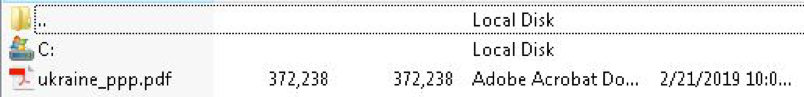 Ukraine.pdf decoy file
