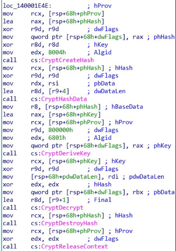 Decrypting file at GuiCache.db